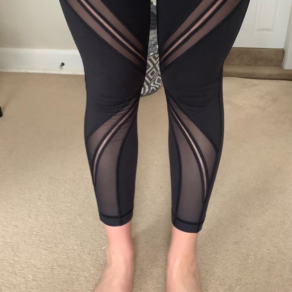 lululemon athletica Pants - Lululemon Wunder Under High-waisted Mesh Leggings